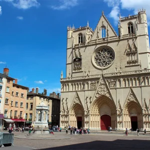 Cathédrale Saint-Jean dans le Vieux Lyon, à proximité de l’Hôtel Villa Berlioz