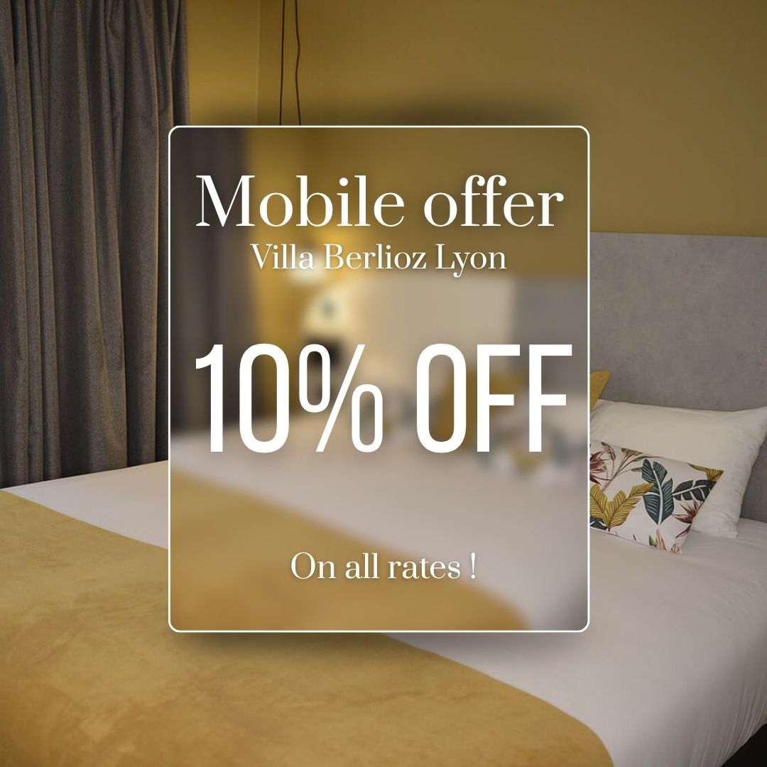 Mobile offer villa berlioz hotel in lyon