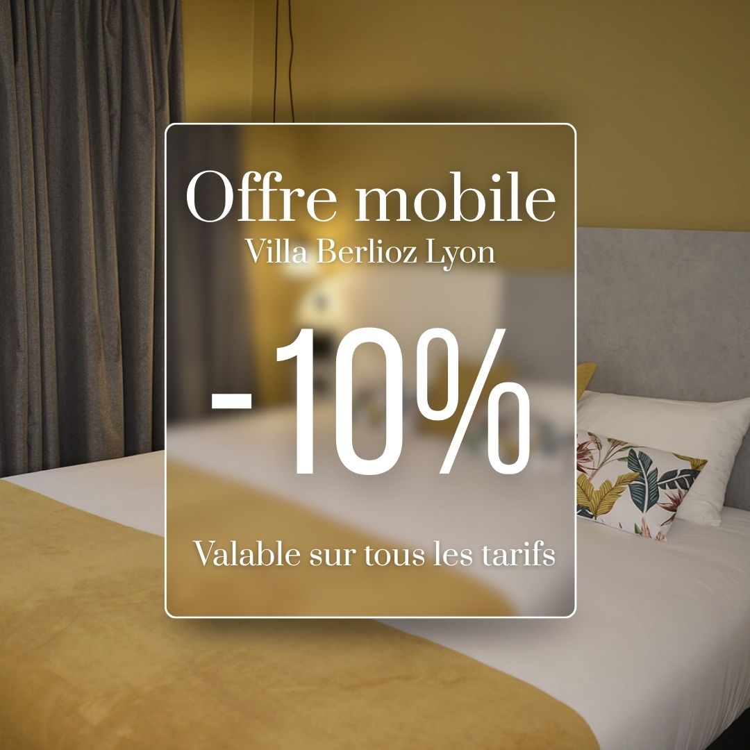 offre mobile hôtel villa berlioz lyon